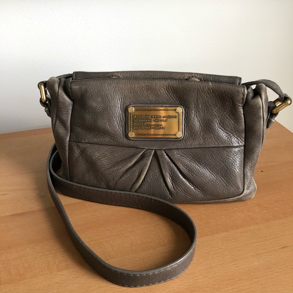 Marc Jacobs Brown Leather Crossbody Bag